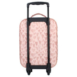 Valise a  roulettes - enfants -cœurs rose