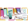 8 tubes de gel pailleté