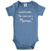 Body Manche courte "Mon coeur est a maman"