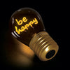 Lampe de Table- Ampoule- Be happy