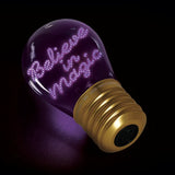 Lampe de Table- Ampoule- Believe in magic
