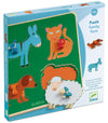Puzzle gros boutons Family Farm - Djeco