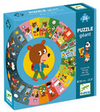 Puzzle Géant - Géant la journée 24 pcs - Djeco