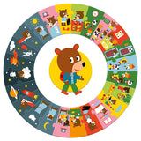Puzzle Géant - Géant la journée 24 pcs - Djeco