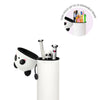 Trousse 2 en 1 en Silicone - Panda- Legami