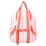 Sac a dos enfant à anses rayures roses