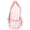 Sac a dos enfant à anses rayures roses