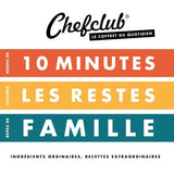 Chefclub - Coffret du quotidien : Moins de 10 minutes  Cuisiner les restes les Repas de famille