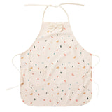 Tablier de cuisine noeud papillon imperméable terrazzo