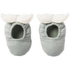Chaussons avec ailes d'ange - vert de gris / écru- BB&Co