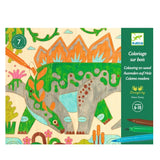 Coloriage bois - dino world - Djeco