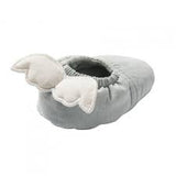 Chaussons avec ailes d'ange - vert de gris / écru- BB&Co