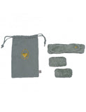 Set bandeau + manchons dans pochon sauge