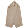 Maxi cape de bain Coton Gaufré BB&CO Latte- BB&Co