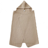 Maxi cape de bain Coton Gaufré BB&CO Latte- BB&Co
