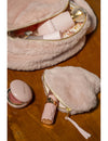 Mini Valentina : mini trousse coeur angora galet