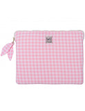 Pochette zippée vichy taille M