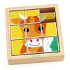 9 cubes puzzle bois - djeco