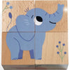 4 cubes puzzle bois wild & co - Djeco