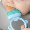 Baby Pulp (grignoteur en silicone) - bleu