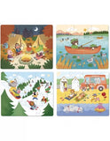 4 puzzles évolutifs vacances