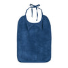 Grand bavoir bambou et gaze de coton indigo