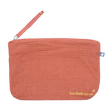Baby trousse double gaze "Une étoile est née" marsala
