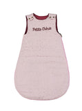 Gigoteuse réversible Girly Chic blush/prune pois or 0-6M