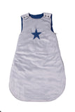 Gigoteuse réversible Nuit Etoilée gris/indigo/argent 6-18M