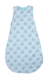 Gigoteuse réversible Palm Springs céladon / imprimé palmiers 6-18M