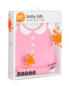 Bavoir en silicone : col claudine