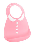 Bavoir en silicone : col claudine