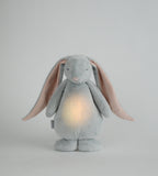 Moonie le lapin magique sons & lumières (gris/rose)