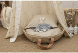 Doudou Lapinou Gris - Coton Bio