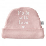 Bonnet "Made with love" rose thé
