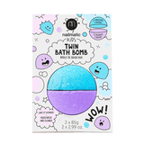 Boule de bain duo : bleu + violet