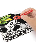 Carnet Créatif Velours dino