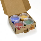 Coffret 4 pots "Aki" peinture aux doigts naturelle & vegan