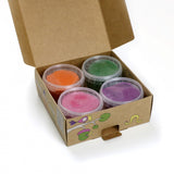 Coffret 4 pots "Loki" pâte à modeler naturelle & vegan