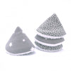 Cônes pare-pipi gris/blanc - Lot de 4