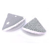 Cônes pare-pipi gris/blanc - Lot de 4