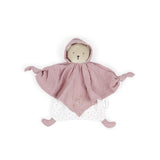 Doudou ourson rose - Coton Bio