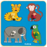 Puzzle gros boutons Family Jungle