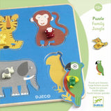 Puzzle gros boutons Family Jungle