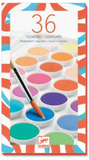 Palettes de peinture - 36 pastilles de gouaches