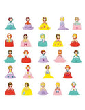 Créer avec des gommettes - J'aime les princesses