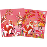 Kit créatif - Peinture nacrée avec pochoir 4 saisons