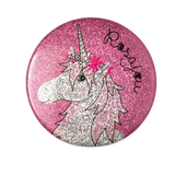 Miroir de poche - Licorne