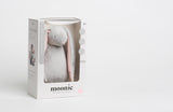 Moonie le lapin magique sons & lumières (gris/rose)