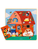 Puzzle 3 niveaux - Chez Moo